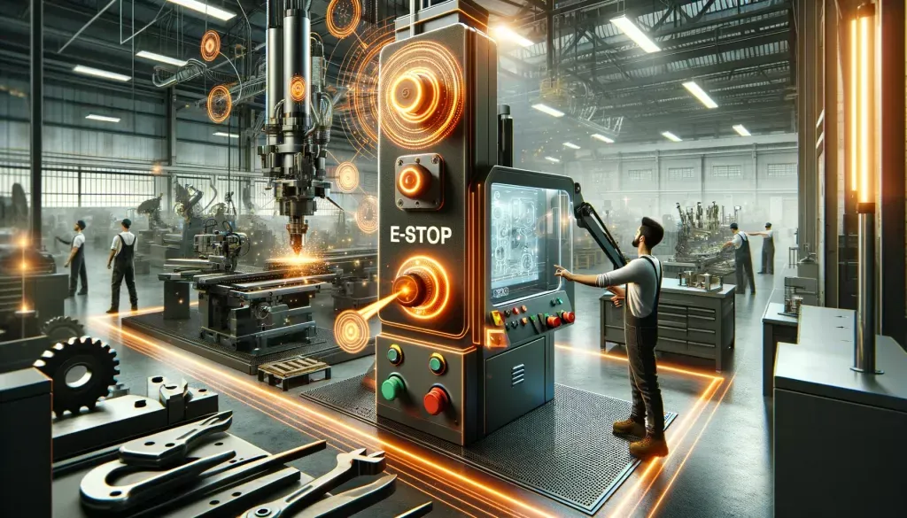 Stylized Emergency Stop Button